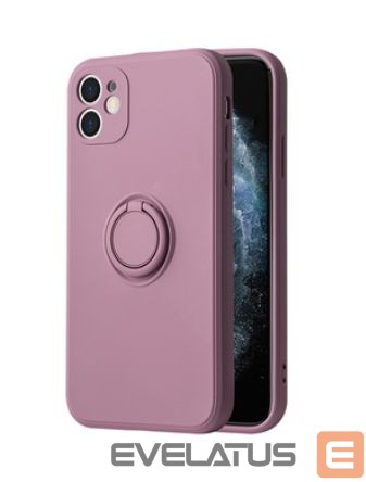 Back panel cover iLike Apple IPHONE 14 PRO SILICONE RING Purple