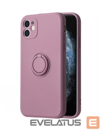 Back panel cover iLike Apple IPHONE 14 PRO MAX SILICONE RING Purple