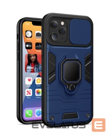 Back panel cover iLike Apple IPHONE 14 PRO MAX RING LENS CASE Blue