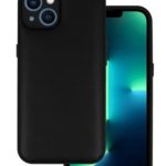 Back panel cover iLike Apple IPHONE 14 LEATHER 3D CASE Black