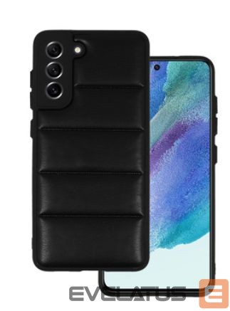 Back panel cover iLike Samsung GALAXY S21 FE LEATHER 3D CASE Black
