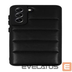 Back panel cover iLike Samsung GALAXY S21 FE LEATHER 3D CASE Black