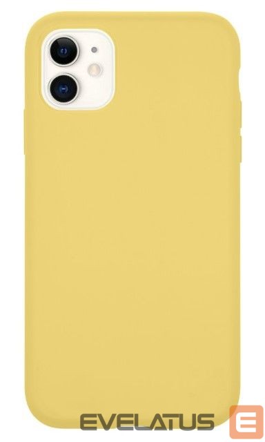 Back panel cover Tactical Apple iPhone 11 Velvet Smoothie Cover Yellow