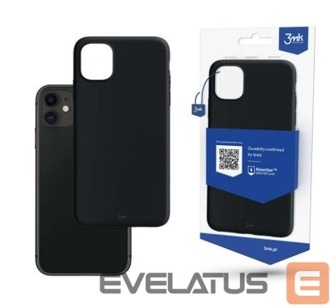 Back panel cover 3MK Apple iPhone 11 Matt Case Black