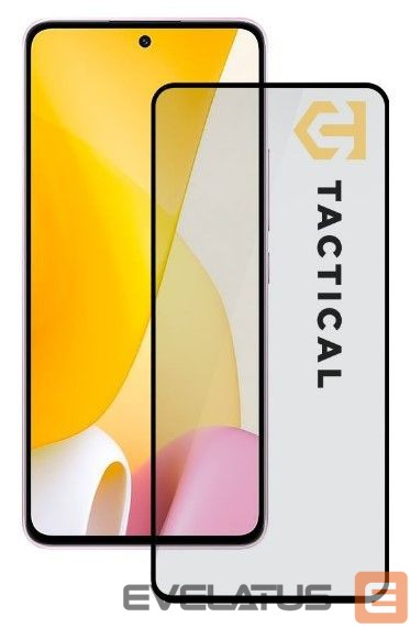 Protective glass Tactical Xiaomi 12 Lite Glass 2.5D Full Glue Black