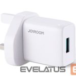 Adapter Joyroom  USB wall charger 2.1 A UK plug (L-1A101) White