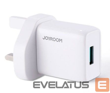 Adapter Joyroom USB wall charger 2.1 A UK plug (L-1A101) White