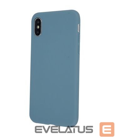 Back panel cover iLike Apple Matt TPU case for iPhone 11 gray blue