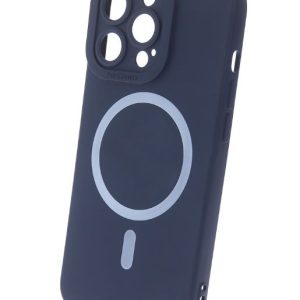 Back panel cover iLike Apple Silicon Magsafe case for iPhone 14 Pro 6,1 Blue