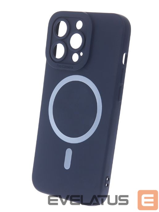 Back panel cover iLike Apple Silicon Magsafe case for iPhone 14 Pro 6,1 Blue
