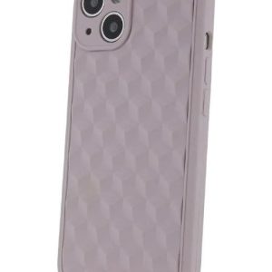 Back panel cover iLike Apple 3D Cube case for iPhone 14 Pro 6,1 Coffee