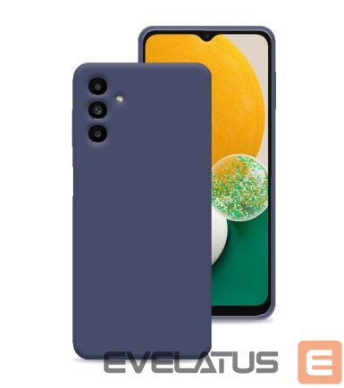 Back panel cover iLike Samsung Silicon case for Samsung Galaxy A13 5G / A04S dark blue