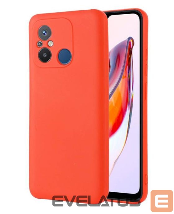 Back panel cover iLike Xiaomi Redmi 12c / Redmi 11a red Silicon case