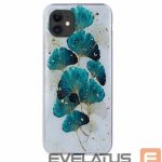 Back panel cover iLike Apple Gold Glam case for iPhone 11 leaves