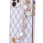 Back panel cover iLike Apple Glamour case for iPhone 11 white