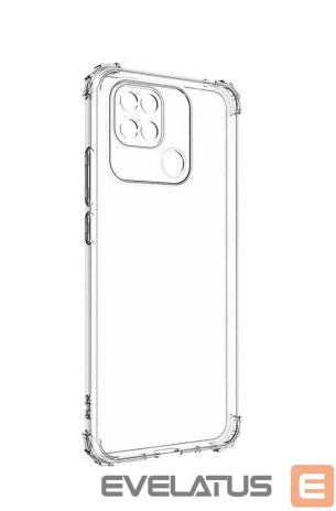 Back panel cover iLike Xiaomi Anti Shock 1,5 mm case for Xiaomi Poco C40 transparent