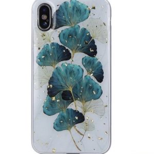 Back panel cover iLike Samsung Gold Glam case for Samsung Galaxy A52 4G / A52 5G / A52S 5G leaves