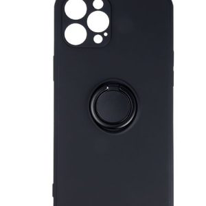 Back panel cover iLike Samsung Finger Grip Case for Samsung Galaxy A13 5G / A04S black