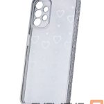 Back panel cover iLike Samsung Blink 2in1 case for Samsung Galaxy A13 4G silver
