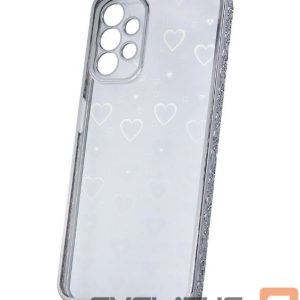 Back panel cover iLike Samsung Blink 2in1 case for Samsung Galaxy A13 4G silver