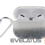 Back panel cover iLike Apple Caviar case for Airpods Pro gradient grey