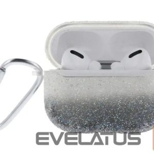 Back panel cover iLike Apple Caviar case for Airpods Pro gradient grey