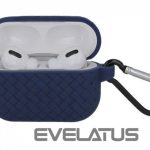 Headphone case iLike - Braid case for Airpods / Airpods 2 navy blue