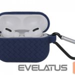 Headphone case iLike - Braid case for Airpods Pro navy blue