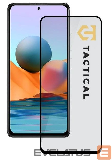 Protective glass Tactical Xiaomi Redmi Note 10 Pro/10 Pro Max Glass 2.5D Full Glue Black