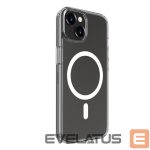 Back panel cover Evelatus Apple iPhone 15 Clear Case with MagSafe Transparent