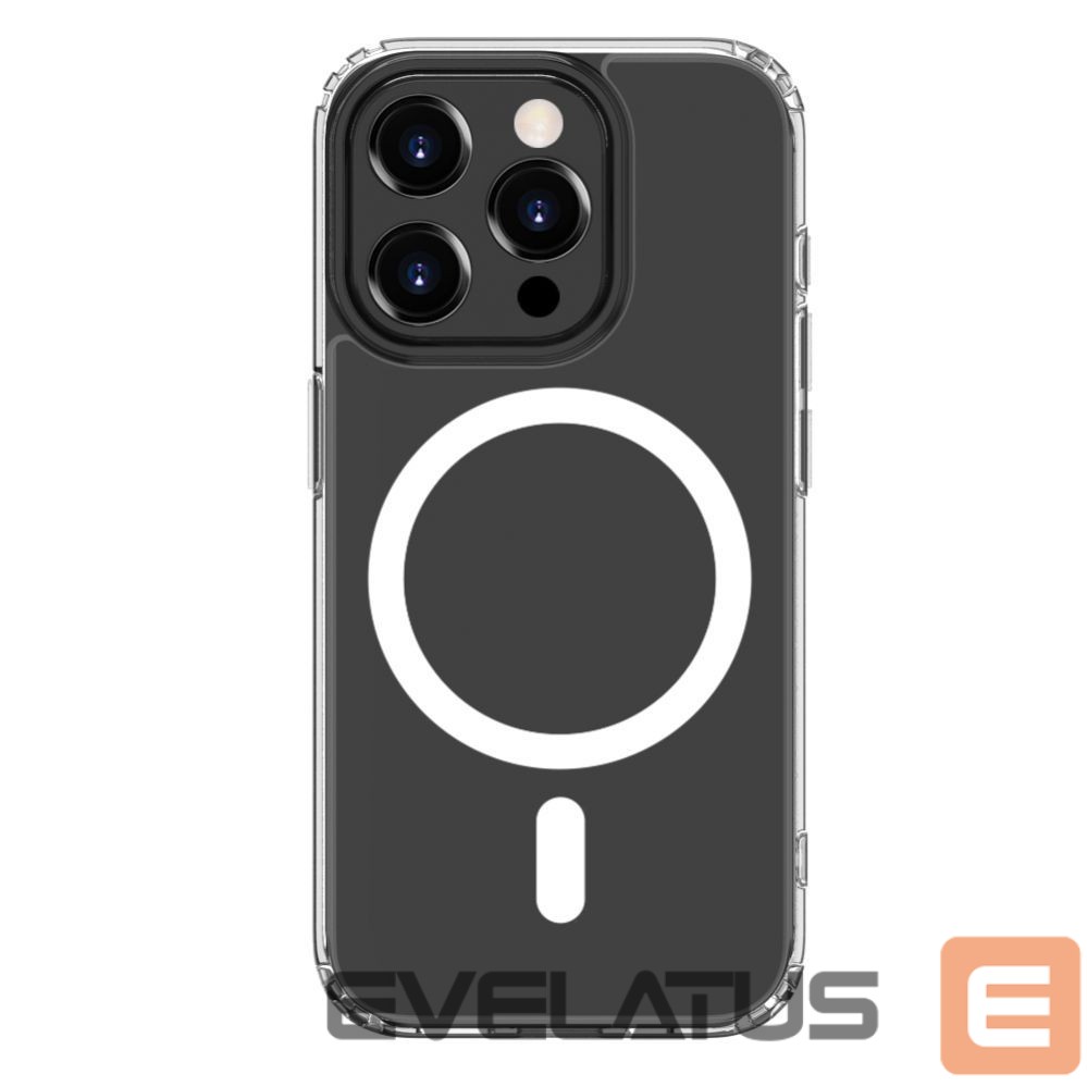 Back panel cover Evelatus Apple iPhone 15 Pro Clear Case with MagSafe Transparent