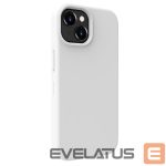 Back panel cover Evelatus Apple iPhone 15 Premium Soft Touch Silicone Case White