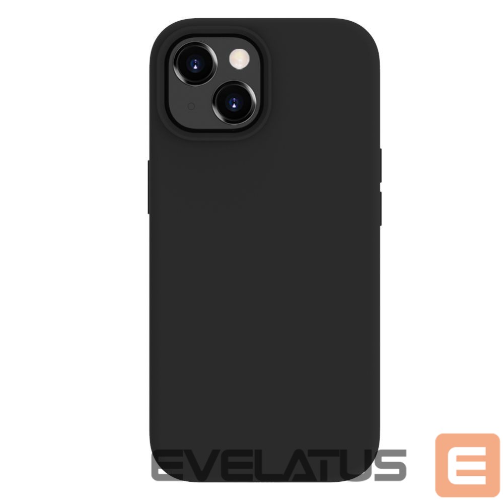 Back panel cover Evelatus Apple iPhone 15 Plus Premium Soft Touch Silicone Case Black