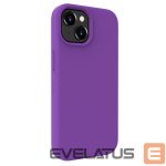 Back panel cover Evelatus Apple iPhone 15 Plus Premium Soft Touch Silicone Case Deep Purple