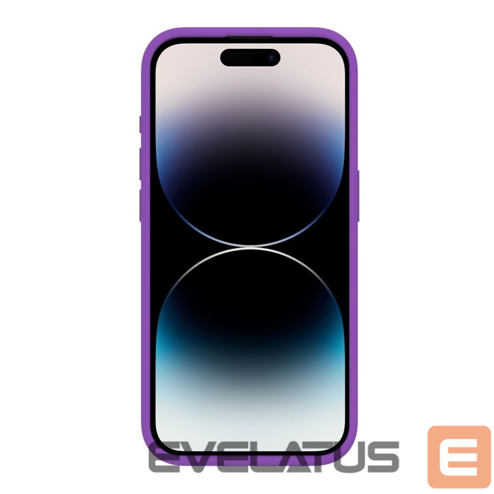 Back panel cover Evelatus Apple iPhone 15 Pro Premium Soft Touch Silicone Case Deep Purple