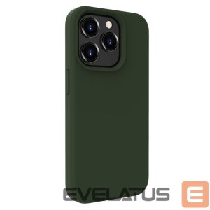 Back panel cover Evelatus Apple iPhone 15 Pro Premium Soft Touch Silicone Case Dark Olive
