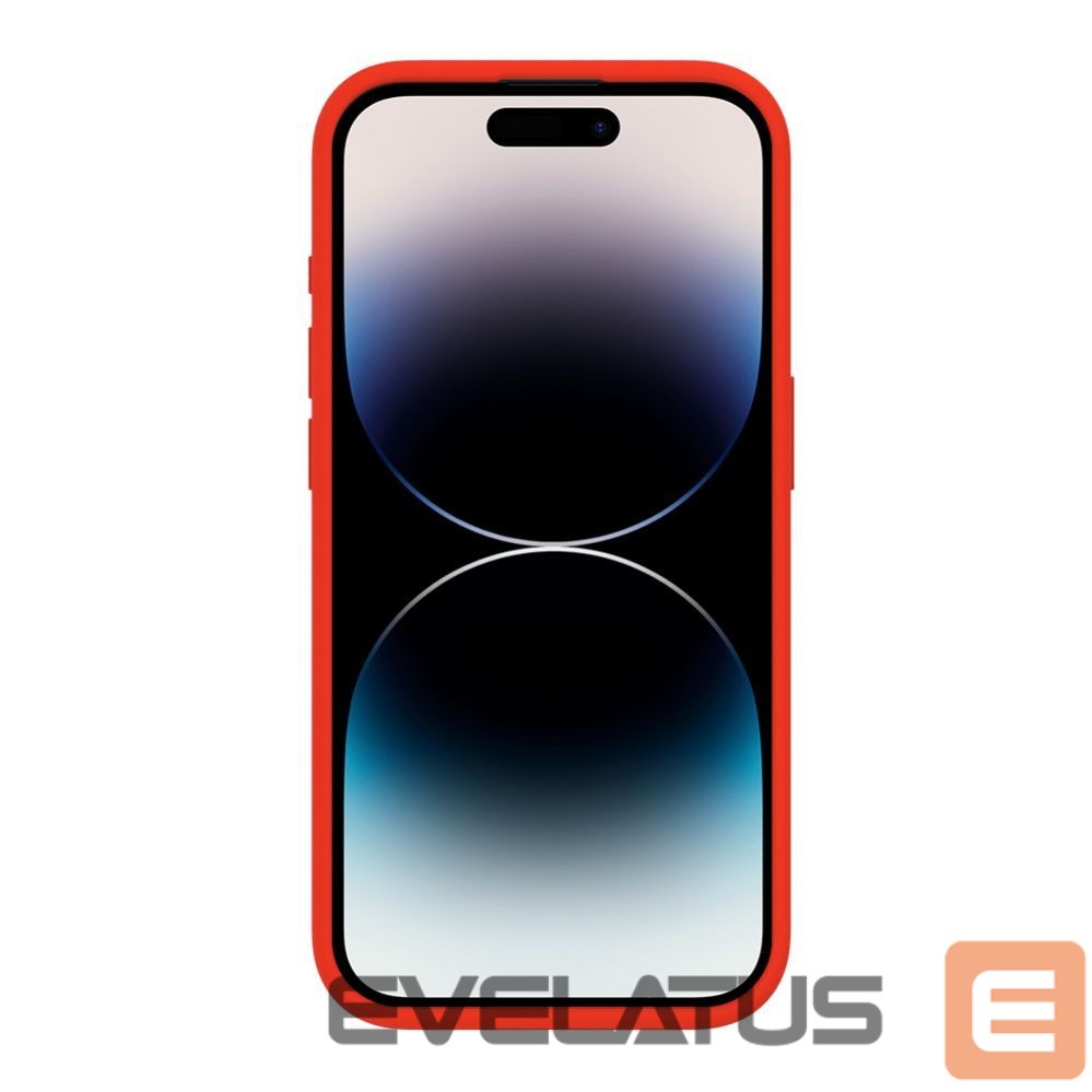 Back panel cover Evelatus Apple iPhone 15 Pro Premium Soft Touch Silicone Case Red