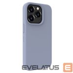 Back panel cover Evelatus Apple iPhone 15 Pro Max Premium Soft Touch Silicone Case Lavender Gray