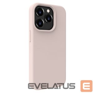 Back panel cover Evelatus Apple iPhone 15 Pro Max Premium Soft Touch Silicone Case Pink Sand