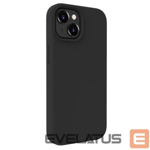 Back panel cover Evelatus Apple iPhone 15 Premium Magsafe Soft Touch Silicone Case Black