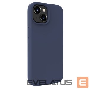 Back panel cover Evelatus Apple iPhone 15 Premium Magsafe Soft Touch Silicone Case Midnight Blue