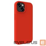Back panel cover Evelatus Apple iPhone 15 Premium Magsafe Soft Touch Silicone Case Red
