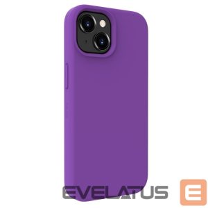 Back panel cover Evelatus Apple iPhone 15 Plus Premium Magsafe Soft Touch Silicone Case Deep Purple
