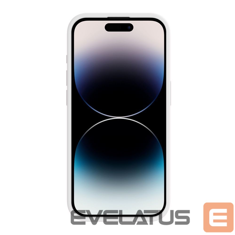 Back panel cover Evelatus Apple iPhone 15 Pro Premium Magsafe Soft Touch Silicone Case White