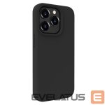 Back panel cover Evelatus Apple iPhone 15 Pro Max Premium Magsafe Soft Touch Silicone Case Black
