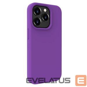 Back panel cover Evelatus Apple iPhone 15 Pro Max Premium Magsafe Soft Touch Silicone Case Deep Purple