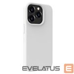 Back panel cover Evelatus Apple iPhone 15 Pro Max Premium Magsafe Soft Touch Silicone Case White