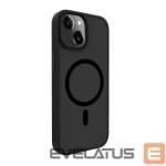 Back panel cover Evelatus Apple iPhone 15 Hybird Case With Magsafe PC+TPU Black