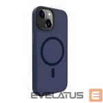 Back panel cover Evelatus Apple iPhone 15 Hybird Case With Magsafe PC+TPU Dark Blue