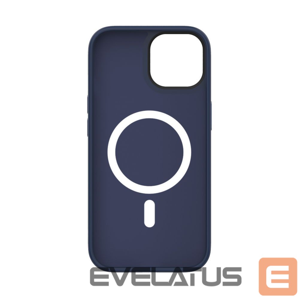 Back panel cover Evelatus Apple iPhone 15 Plus Hybird Case With Magsafe PC+TPU Dark Blue